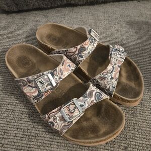 BIRKIS Patterned Sandals 38